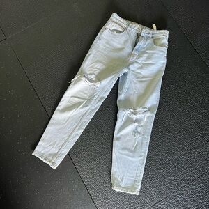 Zara Light Blue High Rise Women Jeans